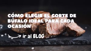 cortes de carne de búfalo